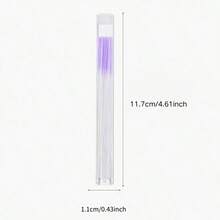 80pcs Plastic Ear Cleaning Swabs, Unisex Ear Care Tool To Prevent Earwax Buildup. This Paper-Made Ear Cleaning Tool Is Convenient, Lightweight And Portable, Gently And Smoothly Cleaning The Ear Canal To Remove Dirt And Grease Without Irritating Sensitive Skin. The Sealed Tube Packaging Ensures The Cleaning Swabs Stay Sterile And Dust-Free. - Multicolor - View 8