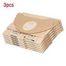 通用吸尘器尘袋，兼容WD2 MV2 WD3 MV3等型号，滤纸替换袋 - 棕色 - 查看 12