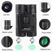 专业双筒望远镜，适合作为生日或节日礼物送给男友或家人 - 彩色 - 查看 3