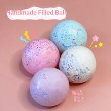 Đồ chơi bóp bóng thủ công mới, sáng tạo giúp giảm căng thẳng, bóng bóp chất lượng cao, giúp giảm stress, làm dịu cảm xúc, quà tặng, quà tặng ngày lễ, quà sinh nhật, quà Giáng sinh. - Nhiều màu - Xem 2