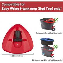 Mop Base Part Compatible For EasyWring Spin Mop 1-Tank Stem Only Old Version Plastic Kit Replacement,38952323 - 彩色 - 查看 2