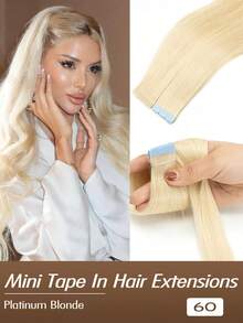 High-Quality Remy Tape In Human Hair Extensions 10pcs 12-22Inch Silky Straight | Invisible Seamless Double-Sided Skin Weft | Beginner-Friendly Easy To Wear & Reusable | Zero Shedding Long-Lasting | Portable Compact For Travel & Touch-Ups | Romantic Length & Volume | Must-Have Hairpieces For Cosplay Character Creation & Daily Fashion Looks