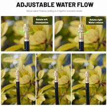 360 Adjustable Drip Irrigation System - 30FT Garden Watering System With 10 Nozzles, Garden Irrigation System, Greenhouse Accessories, Atomizing System Yard, Lawn, Plants, 5/16 Inch Hose - Without Timer + 30FT - View 6