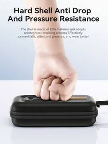 牛津布多功能收纳袋，硬壳防摔抗压，防水，三重防护设计，安全旅行包 - 黑色 - 查看 8