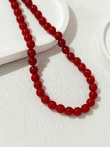 Emerald Green Chic Everyday Versatile Necklace Accessory, Suitable For Women - Emerald - View 5