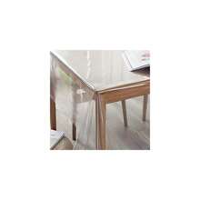 Sancua 1OO% Waterproof Rectangle PVC Tablecloth - 54 X 120 Inch - Oil Proof Spill Proof Vinyl Table Cloth, Wipe Clean Table Cover For Dining Tables, Buffet Parties And Camping, Crystal Clear - 晶瑩剔透 54 吋 x 120 吋長方形 - 查看 6