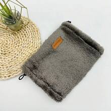 宠物围巾，户外保暖防冻狗耳帽，狗耳罩防噪音耳套舒缓加压头套，宠物用品 - 彩色 - 查看 12