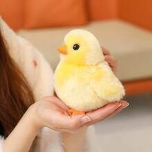 Cute Little Yellow Duck And Chick Plush Toy, Fun Jumping Chick Bag Pendant, Suitable For Car Decorations, Office Desks, Children's Companions, Christmas, Children's Day, Thanksgiving, Easter, Realistic Little Yellow Duck. - Multicolor - View 10