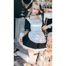 Cute Rabbit Ears Headband Long Furry Dog Ears Animal Cosplay Headband (D Black) - DBlack - Ver 7