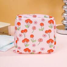 Large Capacity Sanitary Pad Storage Bag, Cartoon Pattern Sanitary Napkin Storage Pouch, Portable Menstrual Products Set, Multi-Functional Waterproof Storage Bag, Pad Storage Pouch, Tampon Bag, Women's Supplies Bag, Travel Storage Bag, Suitable For Storing Sanitary Pads, Lipsticks And Coins - Multicolor - View 13