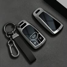 适用于奥迪 Q8 RSQ8 A6 C8 S6 RS6 A7 S7 RS7 A3 8Y A8 D5 4N RS E-Tron GT Q4 Q7 4M 的合金汽车钥匙壳保护套 - 均碼 - 查看 14