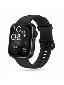1Pc Unisex Stylish Silicone Watch Strap, Compatible With Huawei Fit 2 And Fit 3 Smartwatches, Also Compatible With Huawei Fit3, Fit2, Fit4/Pro Classic Silicone Straps. Compatible With Huawei Fit3 And Fit2 Smartwatches/Smart Bands. An Excellent Gift Choice For Valentine's Day, Birthdays, Holidays, Everyday Wear, And Sports And Fitness Activities - For Hua-wei Watch Fit3/4/4 Pro - View 15