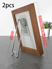 1pc Heavy-Duty Metal Photo Display Stand With Safety Clips, Ideal For Home Decor, Office And Events - Durable And Versatile Photo Frame Alternative, Stylish Appearance | Sturdy Clip Design - Multicolor - View 15