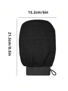 1/2/5只装深层去角质手套，光滑亮泽 - 身体磨砂手套 - 清洁干燥死皮 - 温和有效的去角质手套，韩国去角质手套，清除死皮，适用于晒黑或毛周角化症肌肤，100%粘胶纤维材质，含身体磨砂膏，附赠收纳袋、收纳盒和发夹 - 彩色 - 查看 7