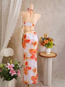 2026新款女士三件式沙滩比基尼泳装 | 时尚、性感、优雅 - 夏季海滩度假必备 - 彩色 - 查看 6