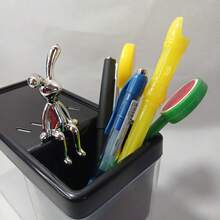 TendenciaMini Pecera De Escritorio Con Porta Lápices NegroCalidad premium - 1 - Ver 5