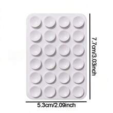 Suport telefon cu ventuză din silicon 3/5/12 buc, suport pătrat mobil portabil, instrument de fixare a telefonului antiderapant, instalare ușoară, potrivit pentru smartphone-uri compatibile cu , telefon Android, cadou pentru ziua de naștere, familie, cadouri pentru prieteni, suport telefon baie, accesorii telefon, suport adeziv - Multicolor - Vizualizare 3