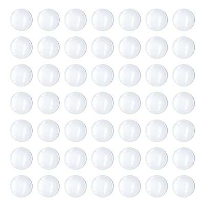 [Multiple Sizes Available] Transparent Round Glass Cabochons, High Clarity Timeless Gems, Fridge Magnets, Jewelry DIY Supplies, 30/50/100/200pcs