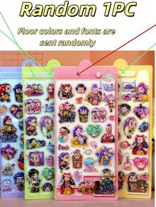 3D韩流派对装饰贴纸、儿童贴纸游戏、办公学校装饰贴纸、儿童手工装饰贴纸