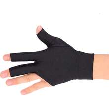 Profesionales de Billar de Billar, de Billar, de Billar para Mano Izquierda, Abiertos de Elastano de Tres Dedos,38913111 - Multicolor - Ver 2