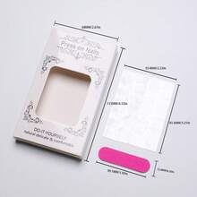 Color Three-Dimensional Butterfly Nail Patch, Finished Wearable Nail Piece, Short Gradual Change Nail Sticker, Art Wearing Nail Set - màu xanh lá - Xem 7