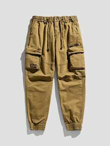 Tu Trabajo Urbano en Movimiento. Pantalón donde el estilo de trabajo cuenta historias, con corte casual que define y versatilidad que no sacrifica el estilo. - amarillo tierra - Ver 1