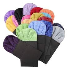 Men Pocket Squares - 皇家藍 - 查看 4