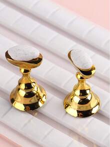 Reusable White Nail Gel Clay For Nail Art Practice Display Stand, Multifunctional White Nail Clay Rubber Nail Practice Fixing Tool