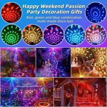 LED Stage Light, USB Powered RGB Disco Ball Light, LED Strobe Lights, Rotating DJ Ball Strobe Light With Remote Control, Magic Dance Car Party Atmosphere Lamp For Home KTV Bar - Nhiều màu - Xem 7