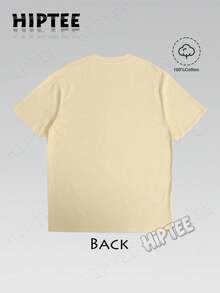 With Ring On Hand - 100% Cotton Women's T-Shirt/Lauren Hill/Letter Print/Vintage T-Shirt/Women's Casual Loose Round Neck Top/Spring And Summer-Niche Graffiti Prints T-Shirts-85841-102525 - Màu be - Xem 2