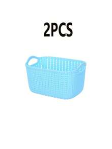 2 PIEZAS/3 PIEZAS/Estilo Ins Cesta de almacenamiento a prueba de viento 3 Piezas Organizador multifuncional resistente a la humedad para categorizar cosméticos, bocadillos y artículos varios Caja de almacenamiento estilo nórdico adecuada para dormitorio y sala de estar Cesta organizadora esencial para el hogar Compatible con 11 fiestas importantes Opción de regalo perfecta