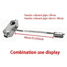 15cm, 60cm, 120cm, 200cm, 300cm Universal Car Parking Heater Exhaust Pipe And Exhaust Pipe Sleeve + 2 Clamps, Suitable For Truck And RV Heaters - PYG-zH - View 6