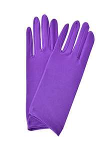 1 Pair 22cm Milk Silk Elastic Short Cycling Gloves, Suitable For Costume Play, Performance And Fashion Decoration Holiday Gloves - One Size - View 7