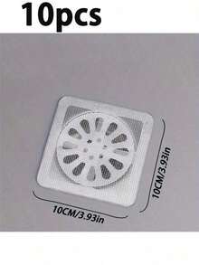 100/50/40/1pc Disposable Drain Clog Remover (Recommended To Replace Every 2-3 Days), (Watch Video Before Use) Disposable Shower And Bathtub Hair Catcher, Easy To Install Drain Filter Sticker, Kitchen, Sink And Laundry Room Disposable Drain Cover, Effective Hair And Pest Blocking Sticker, Valentine''s Day - Multicolor - View 11