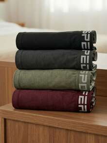 Set Of 5 Speder Adult Cotton Classic Premium Boxer Briefs - Nhiều màu - Xem 4