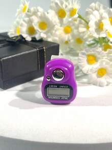 Mini Electronic Finger Counter/Ring-Shaped Manual Counter, Random Color Tasbih, Compact And Cute, Easy To Use And Operate, Suitable For Counting Prayers, Workouts, Business Activities, Customer Flow Statistics, Etc. - Multicolor - View 9