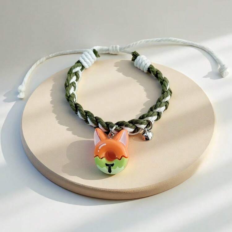 2条/1条迪士尼疯狂动物城卡通人物编织手链套装，卡通情侣手链，小众设计磁性手链，适合作为情人节礼物、生日礼物、派对礼物、圣诞礼物、粉丝礼物 - 彩色 - 查看 15