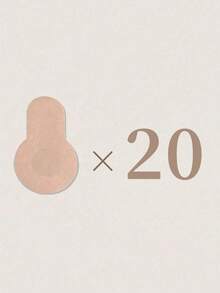 10Pcs/20Pcs Invisible Seamless Lift Adhesive Nipple Covers, Disposable Waterproof Sweat-Proof No-Show Ultra-Thin Tape, Suitable For Backless Dresses, Bikinis, Wedding Gowns