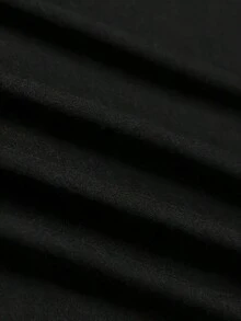 Vintage Graphic Tee Cotton Fitness Motivation Inspirational Quote Fitness-Shirt Comfortable CottonFashionable Women's Clothing - 黑色 - 查看 3