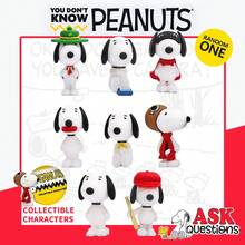 1PC Peanuts Officially Licensed Snoopy 3D Anime Character Blind Bag Mystery Blind Box Cute Cartoon Decorative Ornaments Random One Stain-Resistant Fashionable Cute Desktop Bedroom Decorations Necessary Christmas Birthday Gifts
