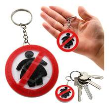TendenciaLlavero Colgante No Subo Gordas Prohibido Broma Impresión 3dCalidad premium - Llavero no gordas - Ver 1