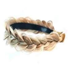 Braided Headband WithTooth Wide Braid Messy Hair Hoop WomenFashion Hair Accessories - Nâu vàng, Pha trộn thuốc tẩy, Vàng hoe - Xem 8