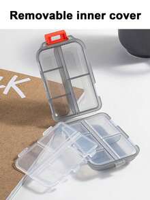 Hộp đựng thuốc đa năng 10/4 ngăn, hộp đựng thuốc chống bụi, chống ẩm, hộp đựng vitamin, lọ thuốc mini tiện dụng khi đi du lịch, hộp đựng thuốc, giá đựng thuốc. - Nhiều màu - Xem 3