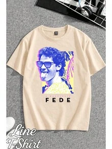 Cazuza T-Shirt, Brazilian MPB Singer, "The Bourgeoisie Stinks," Unisex, Men's/Women's, 100% Cotton, Top Premium Streetwear, New Release, Immediate Shipping, Various Colors!! Plus Size - 米色 - 查看 1