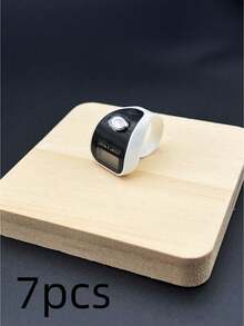 Contador de anillos portátil, contador de dedos electrónico, mini contador, contador de color de caramelo de dos tonos, adecuado para deportes al aire otros usuarios, ligero y portátil, escenarios de uso versátiles, aplicable para recitación, conteo de oraciones / 1 cuerda/12 cuerdas de cuentas de oración islámicas, 99 cuentas de perlas de vidrio falso, adecuado para pulseras de oración y alabanza árabe, estilo con borla, se puede usar para el recuento de recitación de oraciones, uso diario y decoración - Multicolor - Ver 33