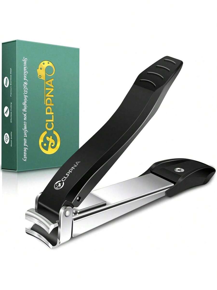 EstiloTendenciaCortaúñAs Para Hombre Con Colector, CortaúñAs CLPPNA, Afilados Como Navajas, Autocolectoras, Con Palanca ErgonóMica, De Acero Inoxidable, Ideal Para Manos Y Pies, Caja De Almacenamiento IncluidaCalidad PremiumVersióN Mejorada - 1 - Ver 1