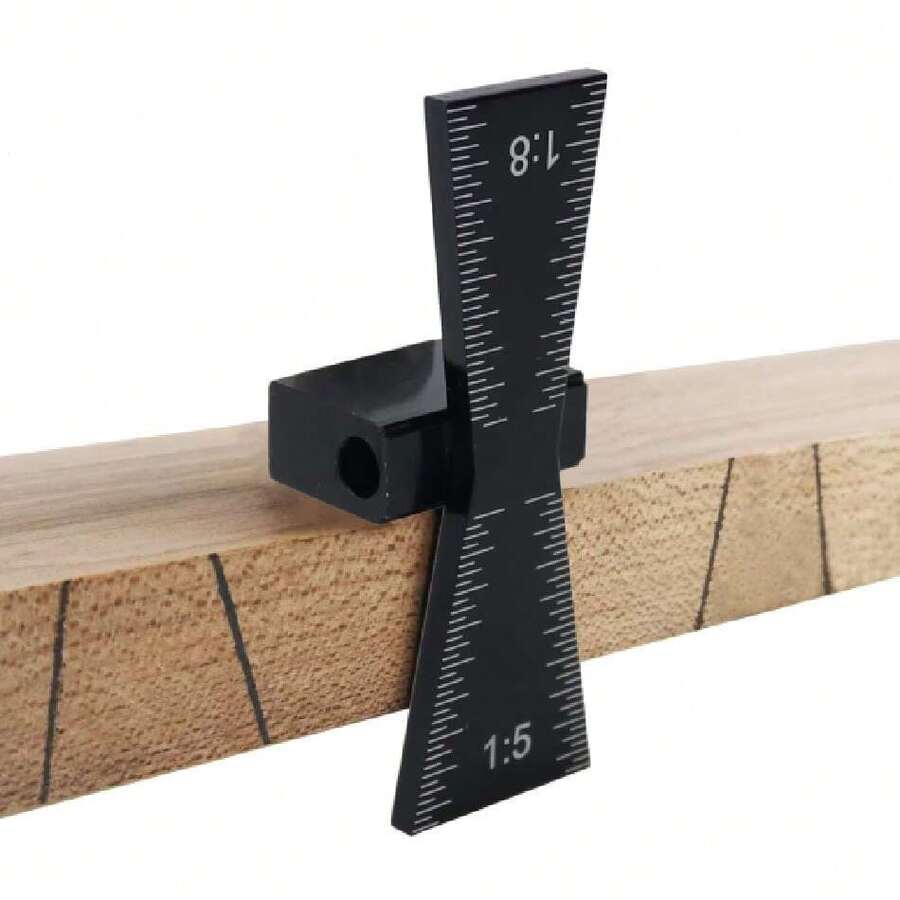 Marcador de de milano, plantilla de marcado de de milano de aleación de aluminio, marcador de regla de de milano para carpintería, guía de plantilla de de milano para corcho,,38927507 - Multicolor - Ver 1