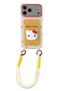 SANRIO 草莓猫咪毛绒玩具，兼容 16 Pro AMX手机壳，17/15/14/13/12/11。个性化、创意、全包覆、防摔手机壳。 - 彩色 - 查看 3