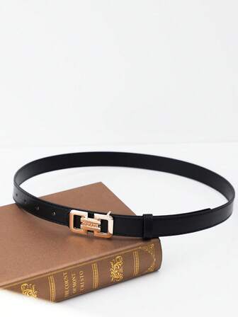 shvovn 1pc Women's Versatile Multi-Size Belt, Suitable For Gifting To Family, Girlfriends, Pants, Collars, Dresses, Dates, Offices, Travel. Suitable For Western Accessories, Waist Belt, Casual PU (Polyurethane) All Season