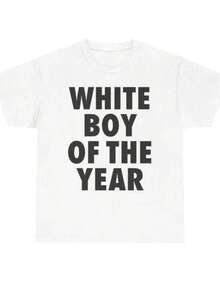 WHITE OF THE YEAR SHIRT  Tshirt Streetwear Women Size S-3XL - 白色 - 查看 8